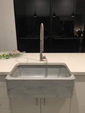 Concrete butler sink