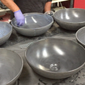 vanity bowls concrete basins